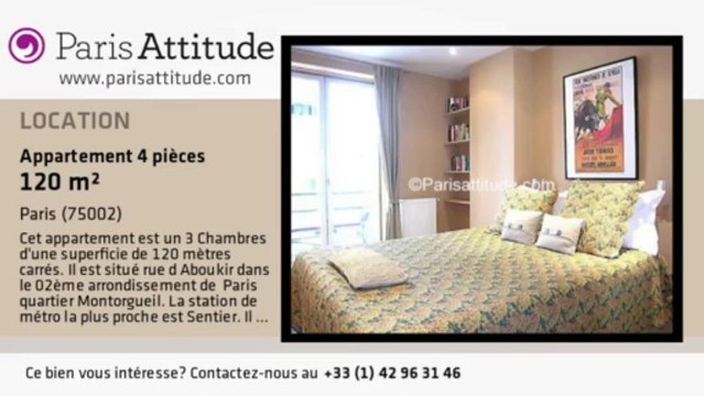 Appartement 3 Chambres à louer - Montorgueil, Paris - Ref. 4867
