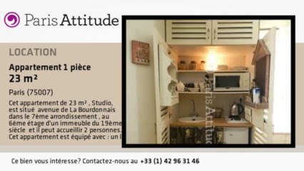 Appartement Studio à louer - Tour Eiffel, Paris - Ref. 8668