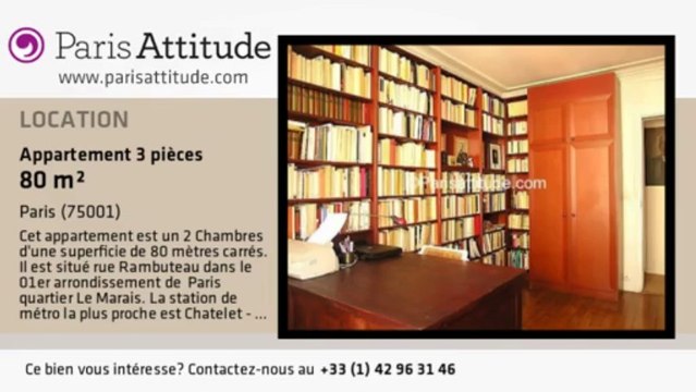 Appartement 2 Chambres à louer - Châtelet, Paris - Ref. 943