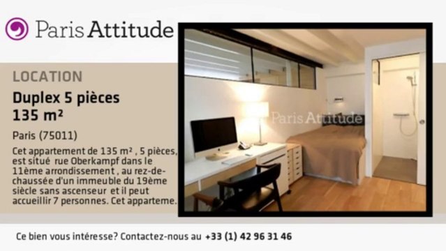 Duplex 4 Chambres à louer - Ménilmontant, Paris - Ref. 8468
