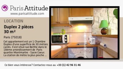 Duplex 1 Chambre à louer - Montmartre, Paris - Ref. 4922