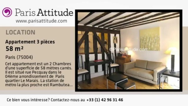 Appartement 2 Chambres à louer - Centre George Pompidou, Paris - Ref. 2696