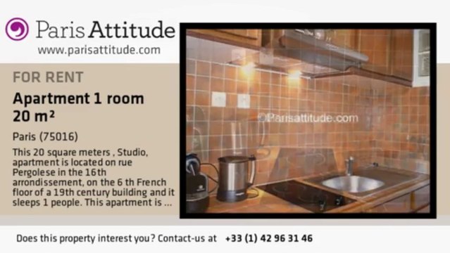 Studio Apartment for rent - Avenue Foch, Paris - Ref. 4446
