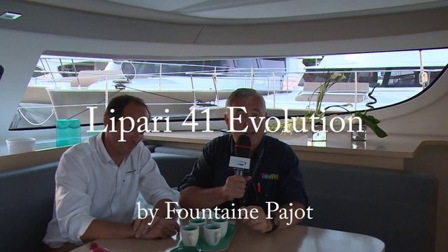 12/09/2013 - Présentation du Fountaine Pajot Lipari 41 Evolution sur le Festival de la Plaisance à Cannes