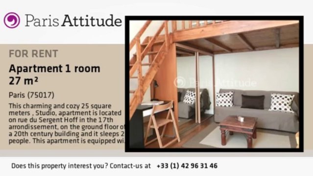 Studio Apartment for rent - Pereire, Paris - Ref. 8429