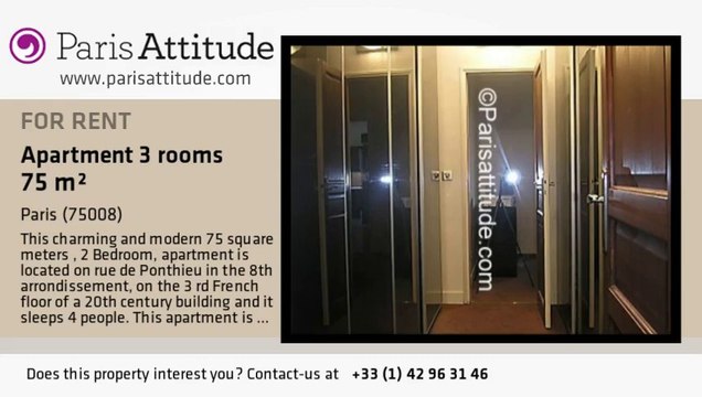 2 Bedroom Apartment for rent - Champs Elysées, Paris - Ref. 7401