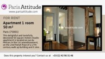 Studio Apartment for rent - Palais Royal, Paris - Ref. 1937
