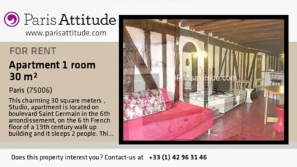 Studio Apartment for rent - St Germain, Paris - Ref. 6379