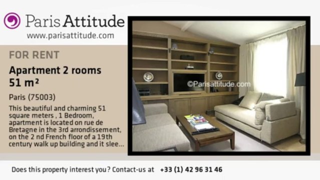 1 Bedroom Apartment for rent - Temple, Paris - Ref. 7555