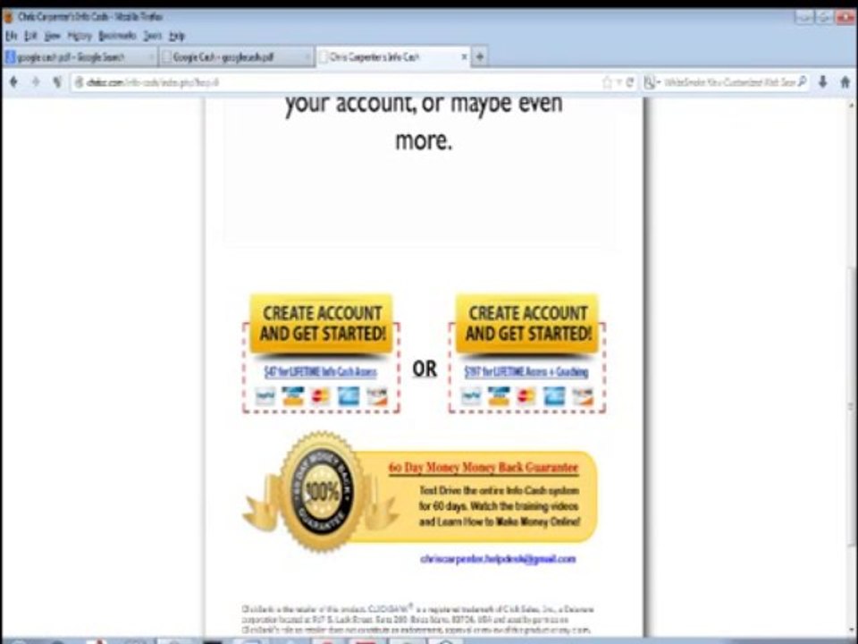 Info Cash Review   Chris Carpenter Google Cash Update   YouTube