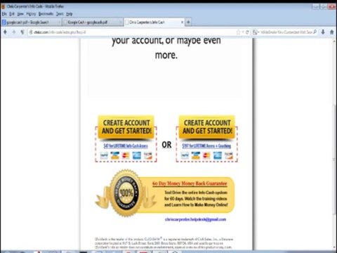 Info Cash Review Chris Carpenter Google Cash Update YouTube