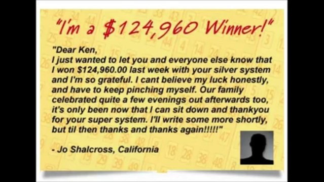 Silver Lotto-Winning system