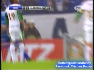 Velez 2 La Equidad 1 (Relato Gustavo Cima ) Copa Sudamericana 2013 Los goles