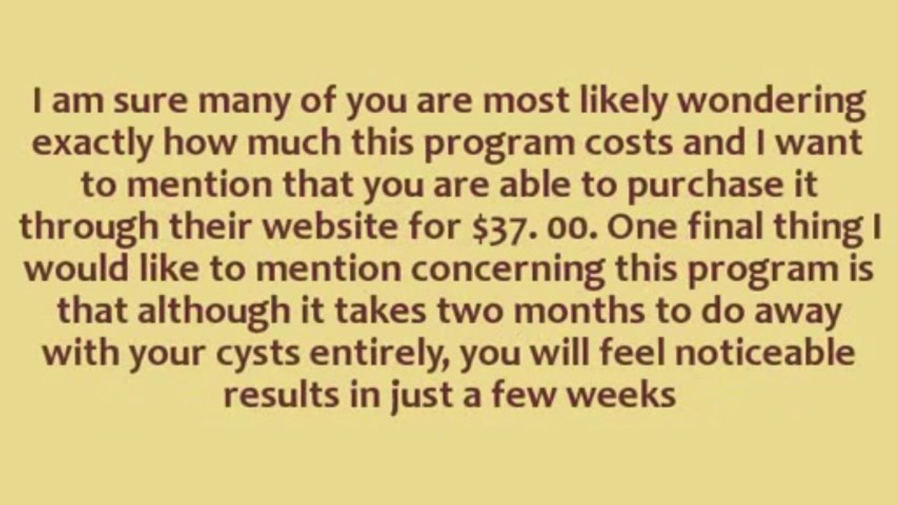 The Ovarian Cyst Miracle  Review | Is The Ovarian Cyst Miracle  Worth The Money?