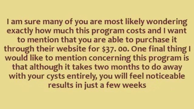 The Ovarian Cyst Miracle Review | Is The Ovarian Cyst Miracle Worth The Money?