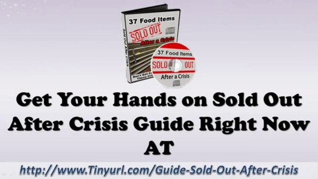 Sold Out After Crisis 37 Food Items | Sold Out After A Crisis