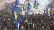 Ukraine police use tear gas to break up Kiev scuffles