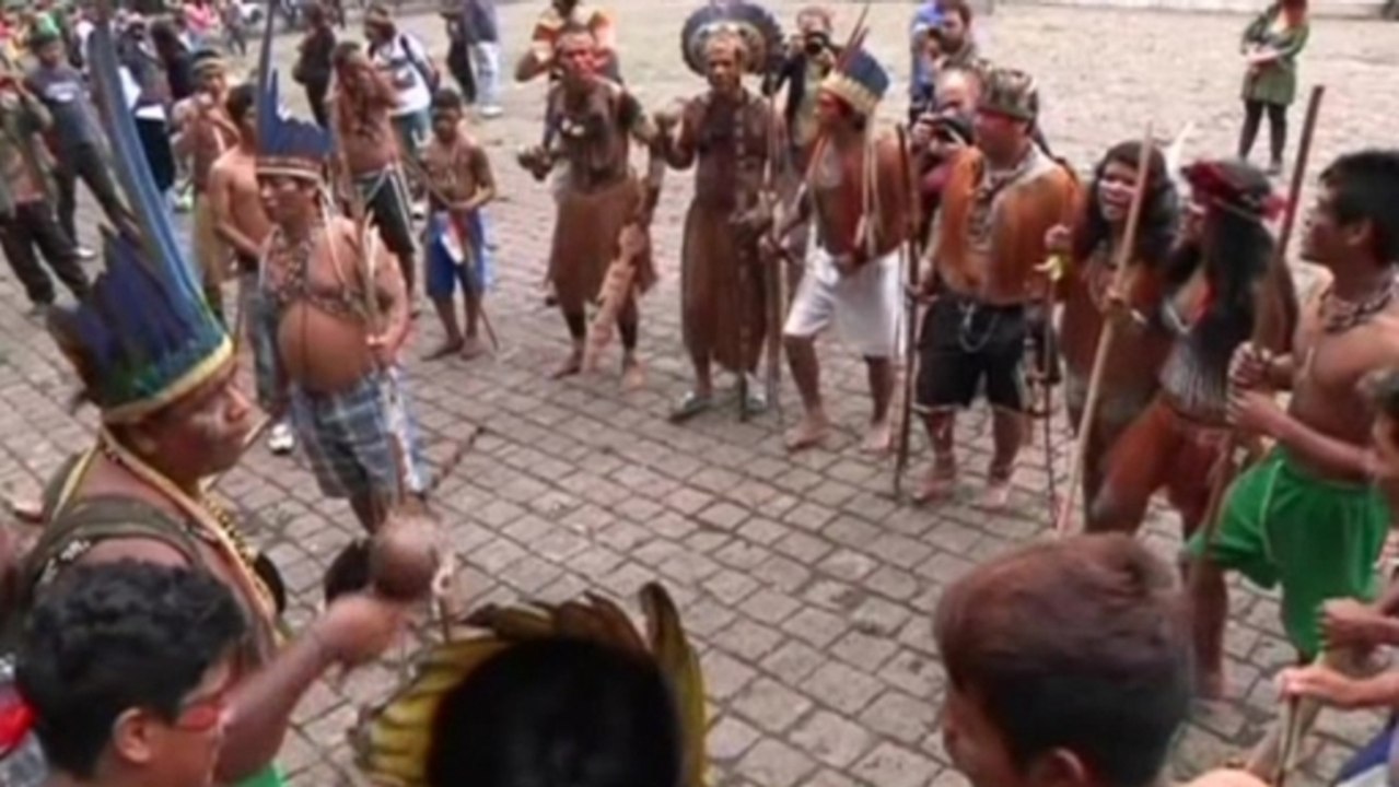 Indigenous groups protest across Brazil