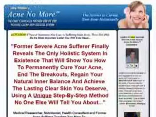 Acne No More Review  Scam or Legit