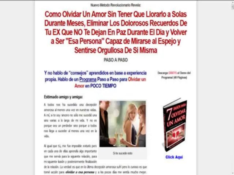 The 7 Pasos Para Olvidar Un Amor - Ebook Novedoso