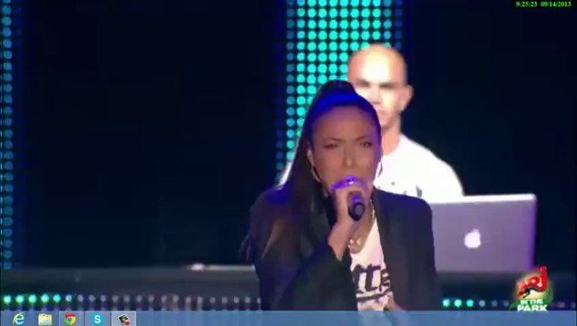 Zaho - Tout Est Pareil Live @ Charleroi Belgique NRJ IN THE PARK 2013 !!
