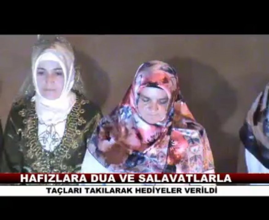 ZİLE DE HAFIZLIK TÖRENİ