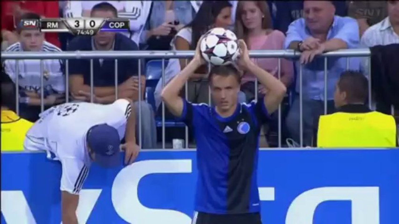 [UCL GW2] Real Madrid vs. København  4 - 0 03102013 2nd Half