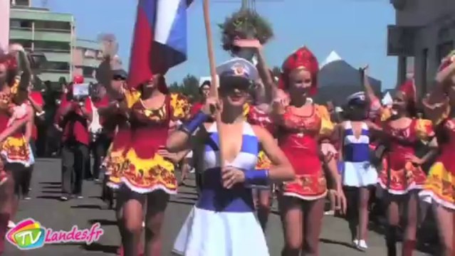 Défilé folklorique à Dax .