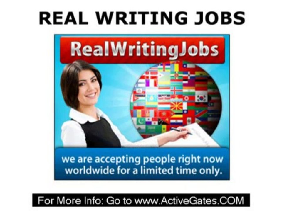 Real Writing Jobs - Making Money From Home With Article Writing Jobs