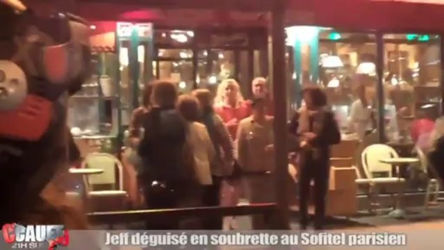 Jeff déguisé en soubrette au Sofitel parisien - C'Cauet sur NRJ