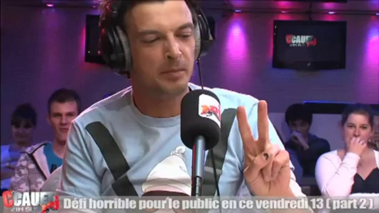 Défi horrible pour le public de Cauet sur NRJ...