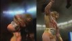 Ultimate Warrior - WWE Legends of Wrestlemania & WWE 2k14 split-screen