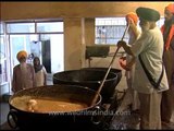 Preparing prasad at the Golden Temple in Amritsar