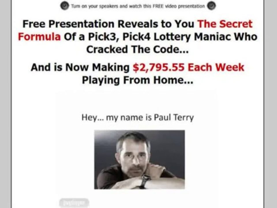 Lotto Master Formula- How To Stop Struggling with Those Lottery Numbers!!!