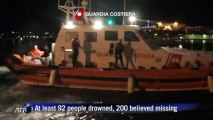 Dozens dead in migrant boat disaster near Italy