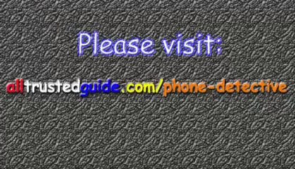 CELL PHONE DETECTIVE Tips   Guide!   YouTube