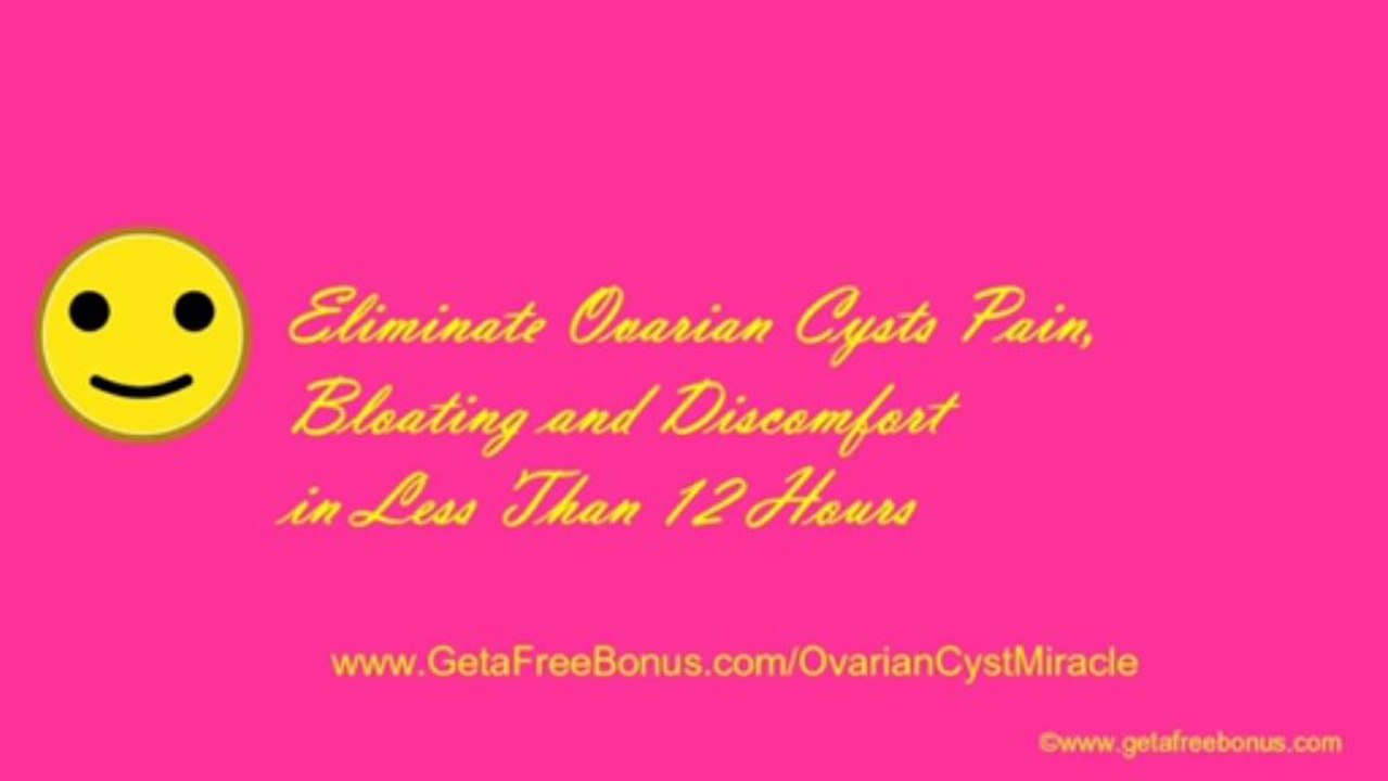 Ovarian Cyst Miracle Book