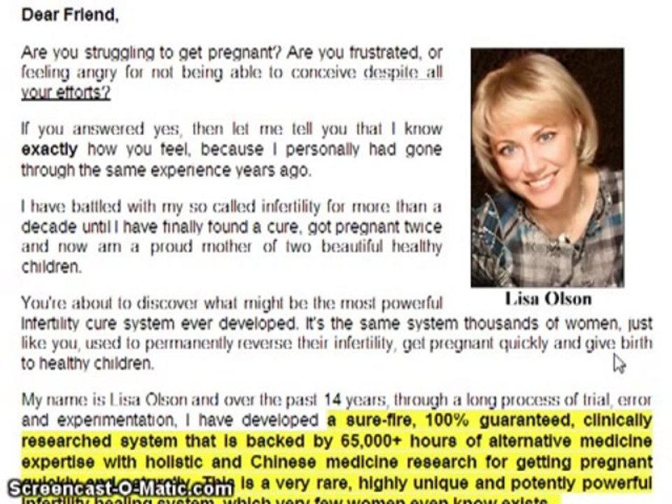 How to Get Pregnant FAST - My Review on Pregnancy Miracle by Lisa Olson