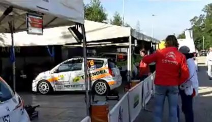 Le stand de l'équipe AK Compétition au rallye de France Alsace 2013