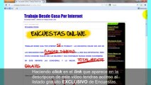 Trabajo Desde Casa Por Internet | Encuestas Remuneradas