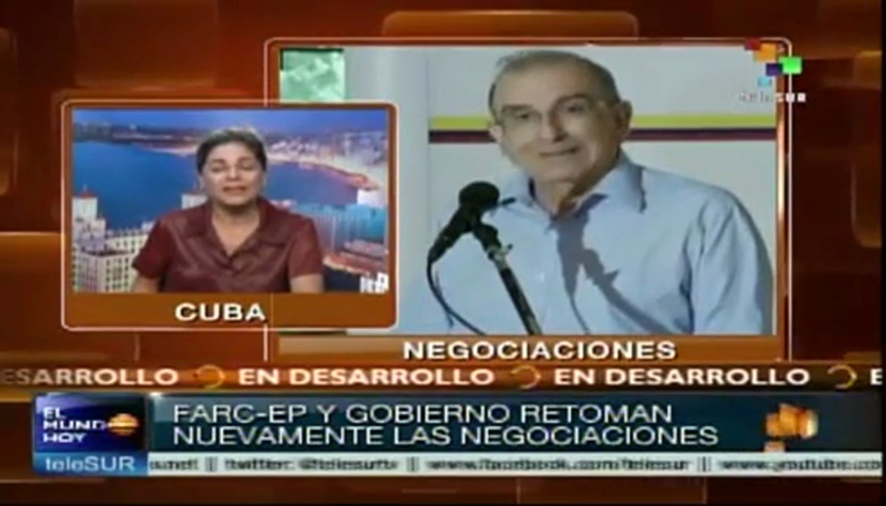 Reanudan FARC y Gobierno de Colombia diálogos por la paz