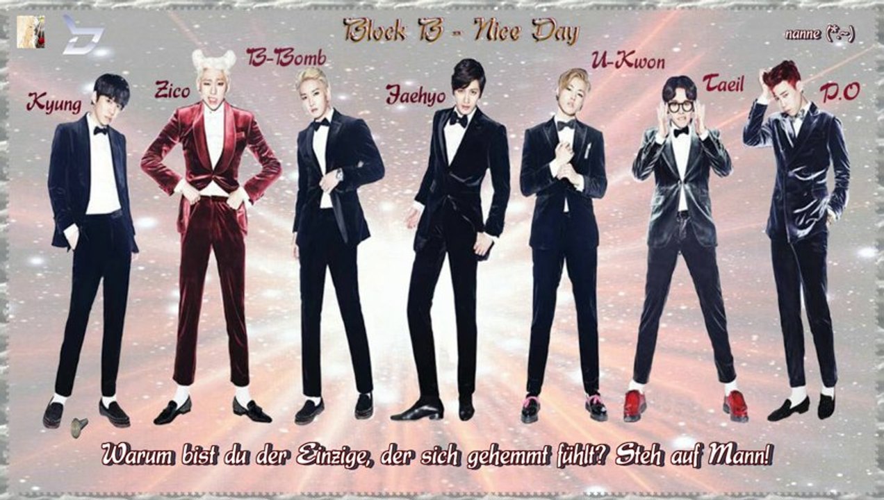 Block B - Nice Day k-pop [german sub]