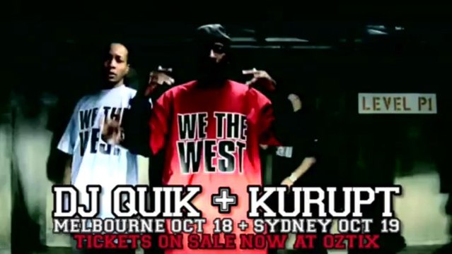 Delta Bravo Presents DJ Quik & Kurupt West Coast Icons Tour Live in Australia, 10-18&19-2013