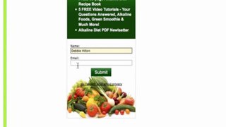 FREE Alkaline Diet Recipes and Foods List