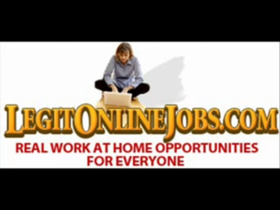 Legitimate Online Jobs