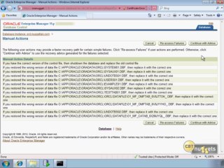 19-Performing Database Recovery