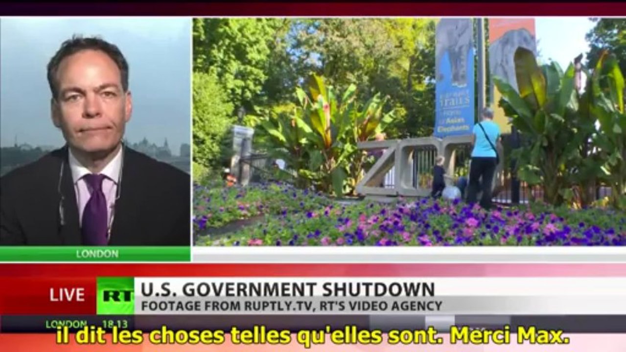 max Keiser sur le « shutdown » de l'administration US  S/T
