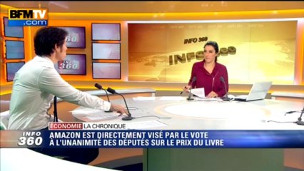 L'éco du soir: Amazon visé par le vote à l'unanimité des députés sur le prix du livre - 03/10