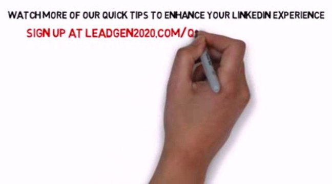 LinkedIn Tips Tip #13 - Build Awareness through building