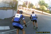 Semi marathon roller Bagnères Tarbes 2013 en caméra embarquée Part1